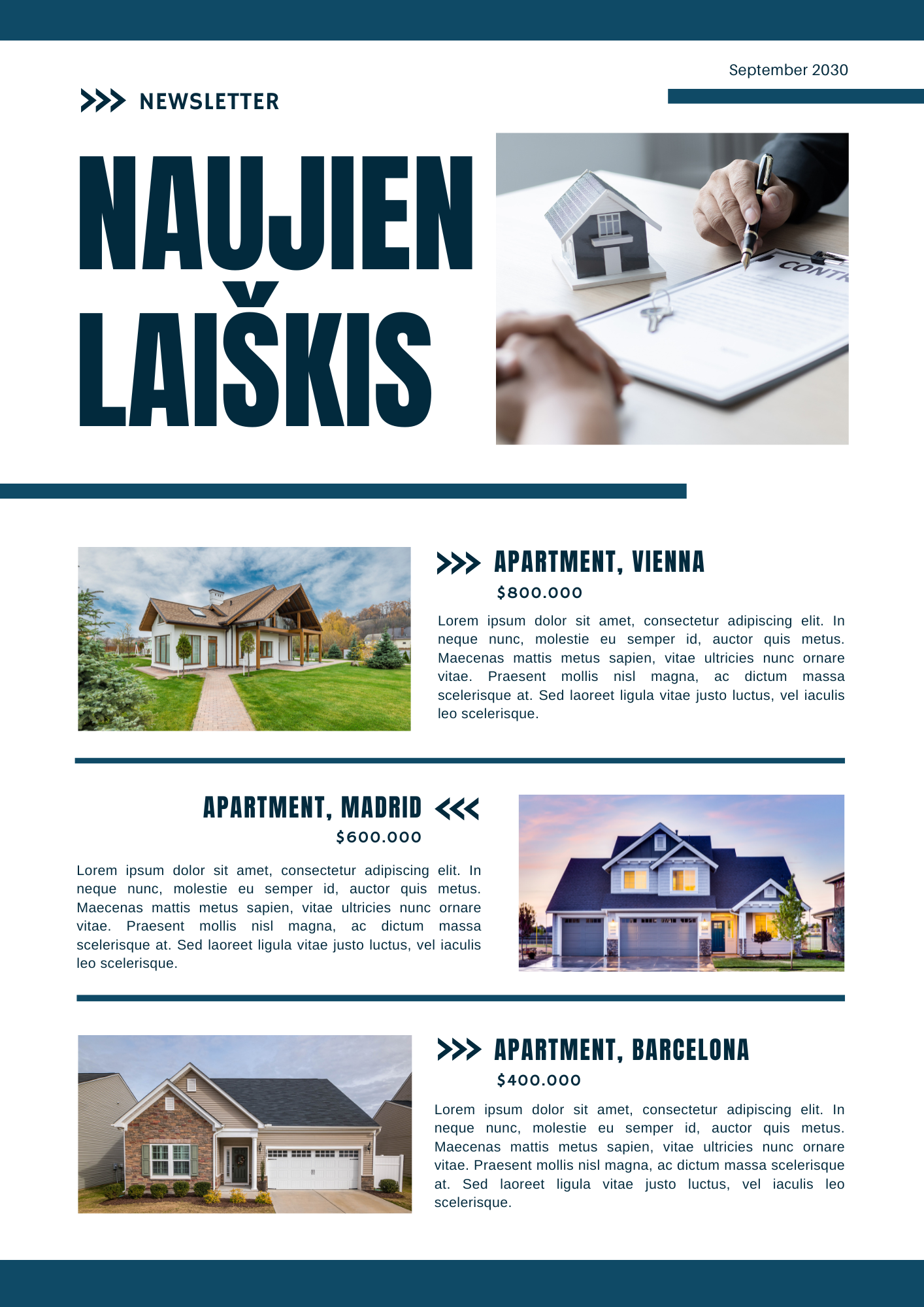El. laiško šablonas