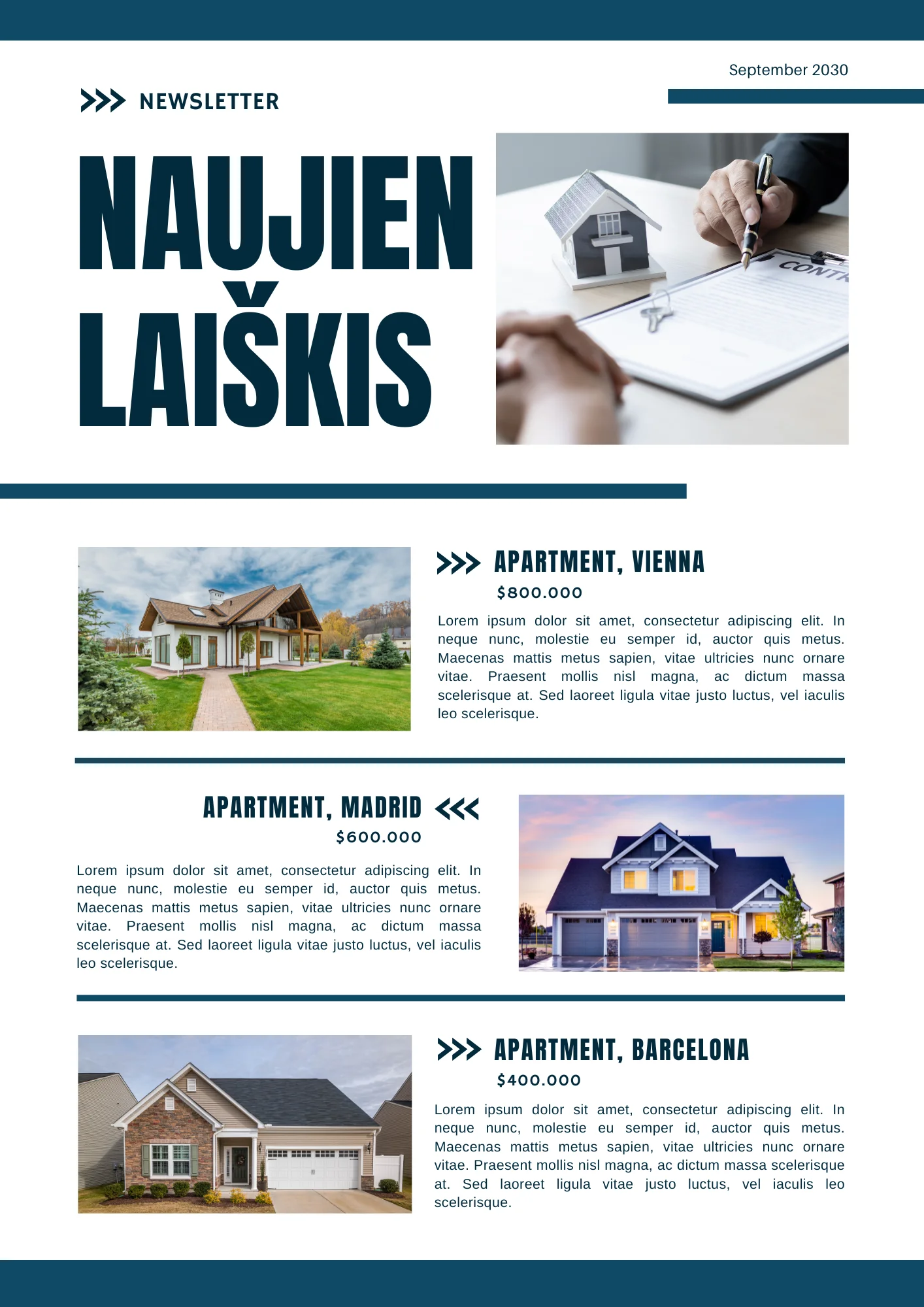 El. laiško šablonas